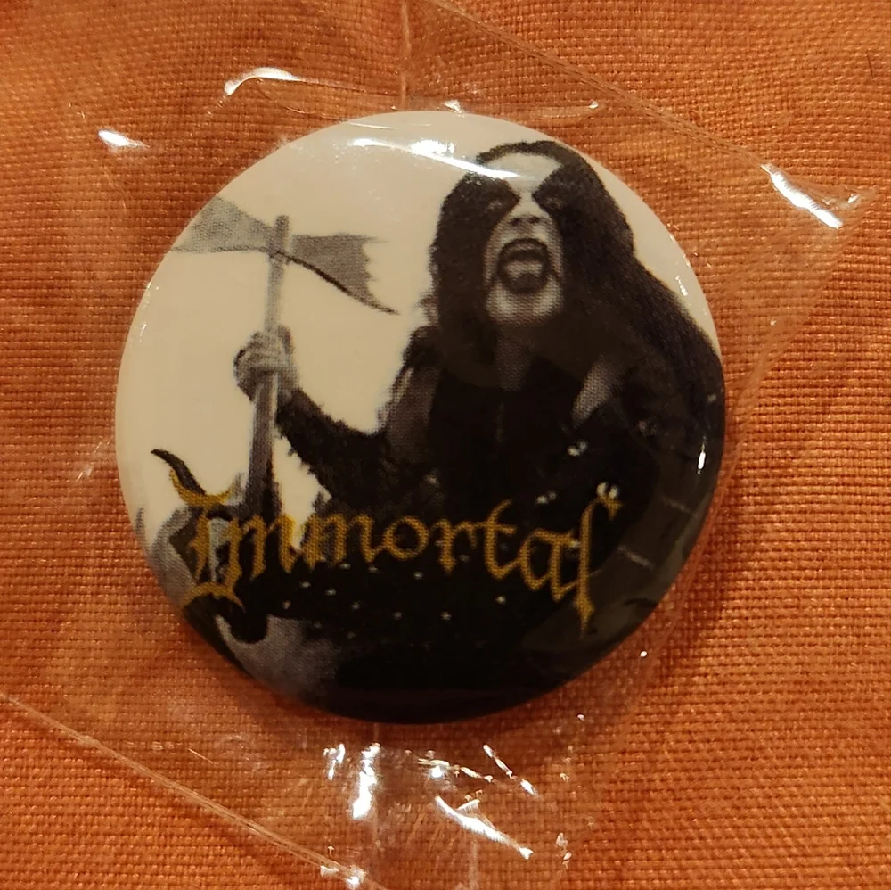 IMMORTAL Band - 4 Buttons and 1 Pendant Set - NEW